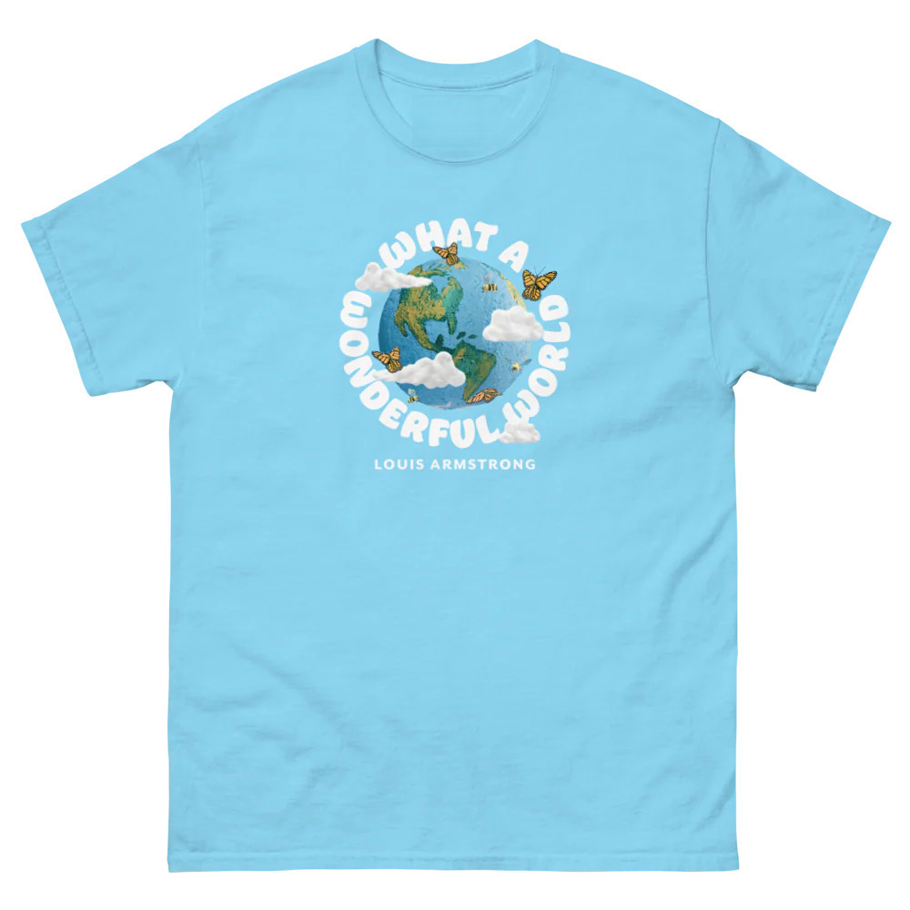 HAT A WONDERFUL WORLD PLANET EARTH SHIRT